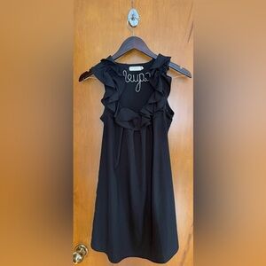 Pins & Needles Black Ruffled Mini Dress